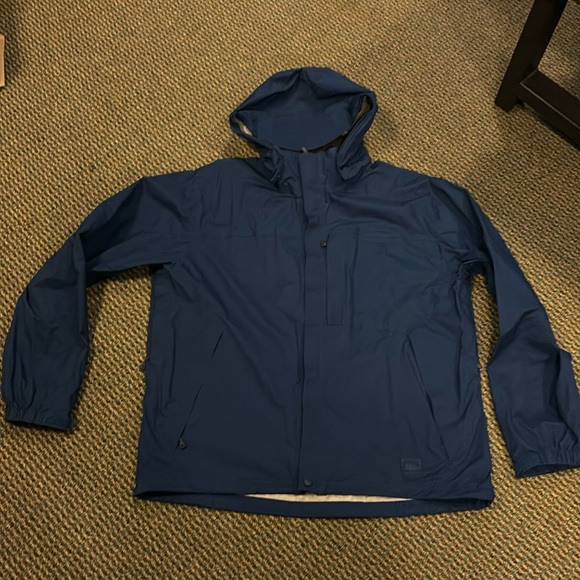 REI, Men’s XL WINDBREAKER, navy blue ( like new) - Picture 1 of 3